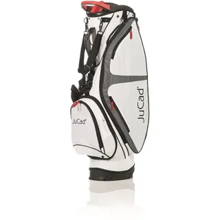 JuCad Golfbag Fly - 2 in 1 - tragen und fahren - weiß-rot