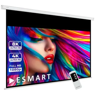 eSmart Professional MIMOTO Tageslicht Motor Leinwand Grau 160 x 90 cm (72") 16:9