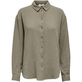 Jdy JDYTHEIS LIFE L/S LOOSE SHIRT WVN NOOS Hemd, brindle, M