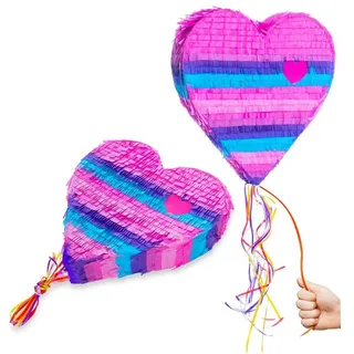 Goods+Gadgets Papierdekoration Papier-Piñata–Befüllbare Party-Piñata für Kindergeburtstage & Formen, Party-Dekoration zum Befüllen 38 cm