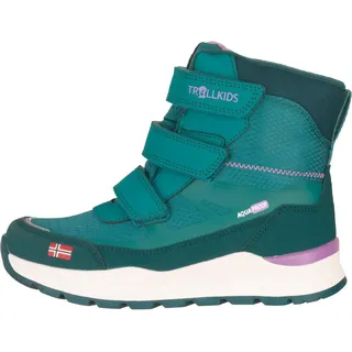 TROLLKIDS Kinder Rauland Winter Schuhe (Größe 33, tuerkis)