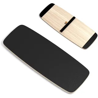 Tasofac Golf Balance Board, 1,8 cm Dick, 150 kg Tragkraft, Holz-Verbundmaterial mit Sandpapier-Oberfläche, akustisches Signal, Balancebrett Golf Trainer