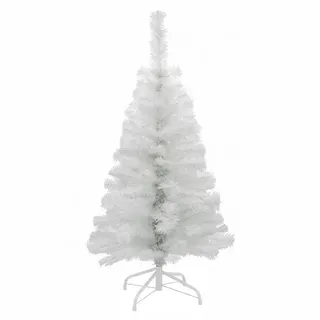 Spetebo Künstlicher Weihnachtsbaum Weiß 120 cm
