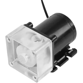 Wasserkühlpumpe, G1/4" Gewinde CPU Wasserpumpe Geräuschloses Computer Wasserkühlsystem Pumpe mit 4 Meter, 500L/h Durchflussmenge, für PC Wasserkühlsystem