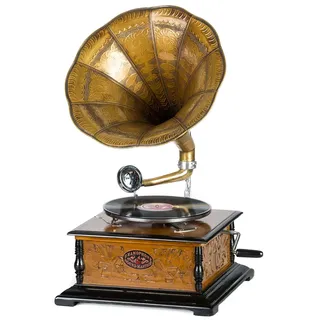 Nostalgie Grammophon Schellackplatte antik Stil