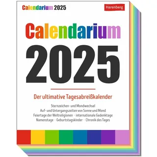 Harenberg Calendarium Tagesabreißkalender 2025 - Der ultimative Tagesabreißkalender