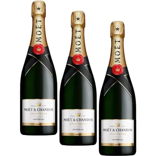 Moët & Chandon Impérial Brut Champagner, 0,75L (Packung mit 3)