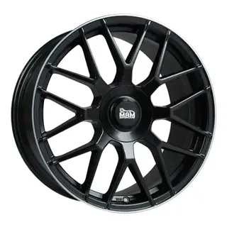 mam wheels GT1 8,0 x 18 5 x 108 ET45 Matt Black Lip Polish