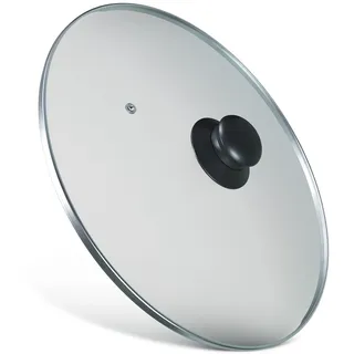 Vioks Pfannendeckel 28cm Kochtopfdeckel Glasdeckel universal mit Griff für Pfannen