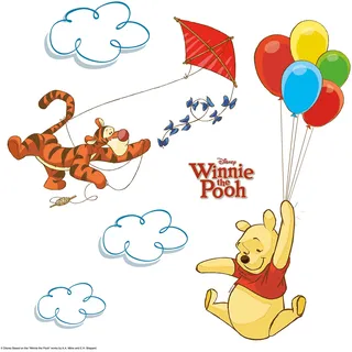 KOMAR Fenstersticker Winnie Pooh 31 x 31 cm