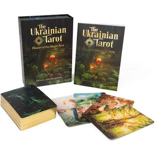 The Ukrainian Tarot: Flower of the Magic Fern (Tarot Kit Box Set with 78 Cards and Guide Book)