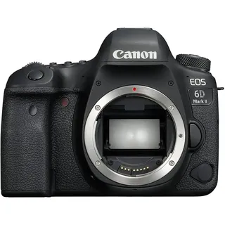 Canon EOS 6D Mark II DSLR Digitalkamera Gehäuse Body (26,2 MP, 7,7cm (3 Zoll) Display, DIGIC 7, mit WLAN, NFC, Bluetooth und GPS), schwarz