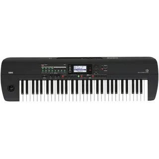 Korg - i3 Music Workstation Keyboard - 61 Key - Matte Black