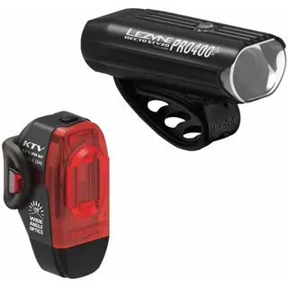 Lezyne Hecto Pro 400+ & KTV Drive Stvzo Lichtset