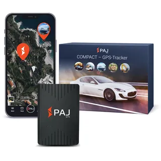 PAJ GPS COMPACT Finder 4G - GPS Tracker für Autos, Motorräder und LKWs - bis zu 40 Tage Akkulaufzeit - Ortungsgerät für Diebstahlschutz mit Live-Ortung, Alarmbenachrichtigungen im Notfall