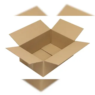 TransPak Wellpapp-Faltkarton 1-wellig, 305x215x120mm A4 Qualität 1.20 B braun