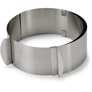 Tchibo - Edelstahl-Tortenring - silber