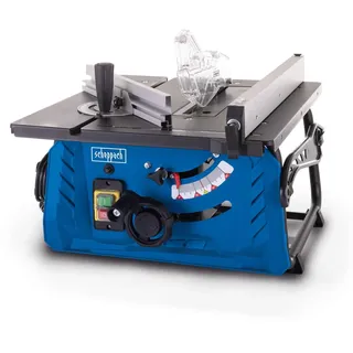 SCHEPPACH HS210 1500 W 230 V inkl. Querschneidlehre, Längsanschlag, Schiebestock