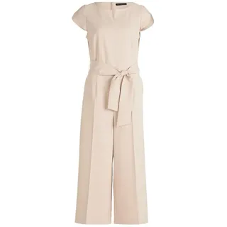Betty Barclay Damen Jumpsuit mit Bindegürtel, Beige, 42