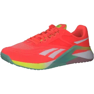 Reebok Damen Trainingsschuhe Nano X2 HQ6300 42 - Orgfla/Ftwr White/Aciyel - 42