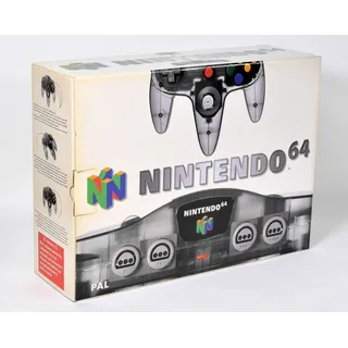 Nintendo 64 N64 Konsole,Funtastic Smoke Grey,Rauchgrau,OVP,neu