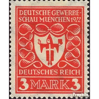 Prophila Collection Deutsches Reich 201 postfrisch ** MNH 1922 Gewerbeschau (Briefmarken für Sammler)