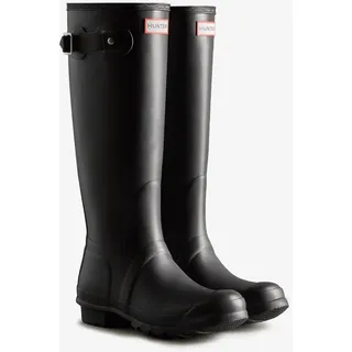 Hunter Original TALL BOOT Gummistiefel - Damen Black 39 schwarz