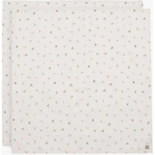 jollein Musselintuch 115x115 cm) 2er-Pack, Animal Friends