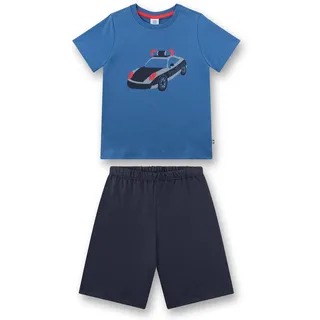 Sanetta Schlafanzug Polizei kurz Kids, Jungen Pyjama,