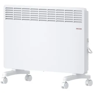 Premium STIEBEL ELTRON neue Elektroheizung Standgerät für ca. 25 m2, TÜV geprüft, Konvektor-Heizung mit einfacher Regelung, 2 kW, energiesparend, Rollen, 204450