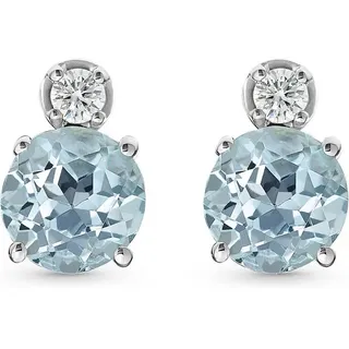 Christ Ohrstecker 89098297 Weißgold 2 Topas 585