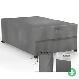 Sanzaro Abdeckung Gartenmöbel 213 x 132 x 70 cm Grau