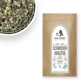 Kleiner Schwedenbitter Ansatz 100g - Original Schwedenkräuter Maria Treben | 11 Kräuter und Wurzeln, geschnitten, zum Ansetzen nach überliefertem Verfahren oder als Tee