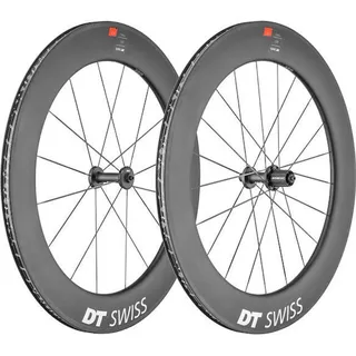 DT Swiss Laufrad ARC 1100 Dicut 80 mm schwarz - aero-optimiertes Zeitfahr-Hinterrad