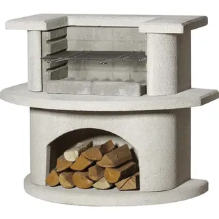 Buschbeck Grillbar Venedig 110 x 65 x 93 cm weiß/Edelstahl