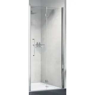 Novellini Young F Faltpendeltür, Grösse 77-81cm , Profilfarbe silber