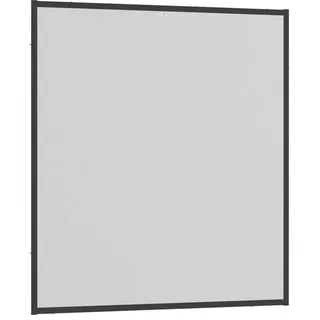 Hecht Fliegengitter mit Aluminiumrahmen 100 x 120 cm Grau