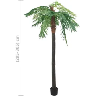 vidaXL Künstliche Palme Phönix mit Topf 305 cm Grün