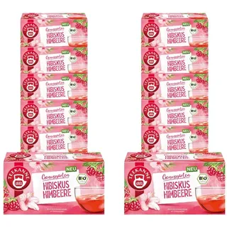 TEEKANNE Bio Genussgarten Hibiskus Himbeere 12x18 Beutel Pack | 100% BIO