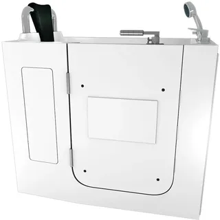 AcquaVapore Sitzwanne mit Tür 110 x 68 cm (S08WP-B-L)