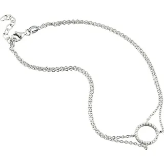 SilberDream Fußkette Silber 925 Sterling Silber ca. 25cm + 3cm Verlängerung Ring | Gr.: onesize
