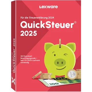 Lexware QuickSteuer 2025, für die Steuererklärung 2024