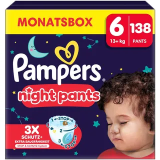 Pampers Baby-Dry Night Pants Gr. 6 (15+ kg) 138 St.