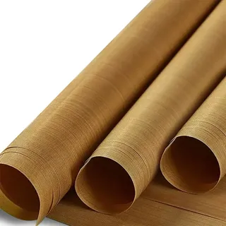 PTFE Teflonfolie für Wärmepresse, Hochtemperatur Dauerbackfolie Rolle, Antihaft Backpapier Mehrweg, 600°C Non Stick Unterlage Für Transferpresse Handarbeit Bügeln Kochen Backen (3, 40x50cm)