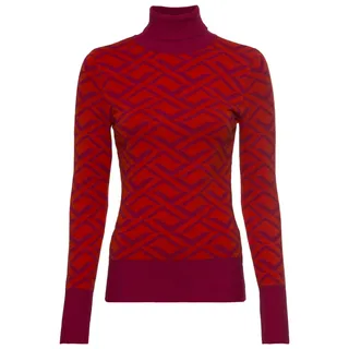 MELROSE Rollkragenpullover in rot-pink | Gr.: 38,