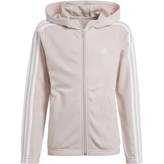 adidas Essentials 3-Streifen Full-Zip Kapuzenjacke Sandy Pink / White 128    