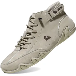 Barfußschuhe Herren Alpaca Barfuss Schuhe Damen Ergonomischer Sommer Barfußschuhe Paar Wasserdicht & Schmerzlindernder Leder-Barfußschuh Atmungsaktive Orthopädische Barfuss - 45 EU