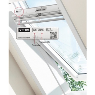 VELUX Verdunkelungsrollo DKL F06 1100 uni dunkelblau/aluminium