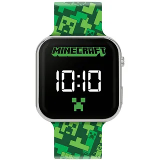 Minecraft Lässige Uhr MIN4273 0 mm Digital grün