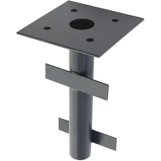 MCW Bodenhülse Metall Schwarz 19 x 19 cm